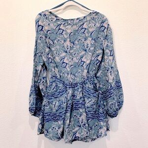 Free People Floral Open-Back Dress